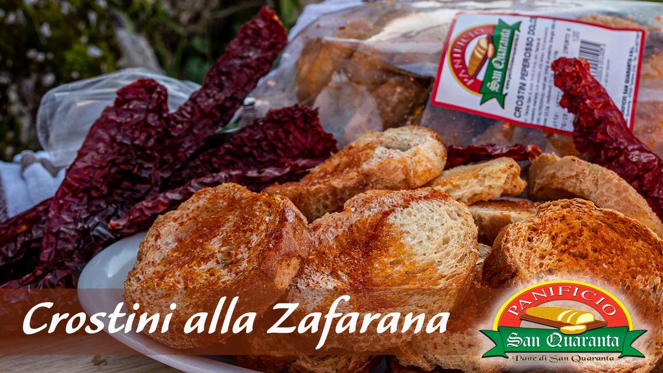 Crostini alla Zafarana | Panificio San Quaranta - Tortora (CS)