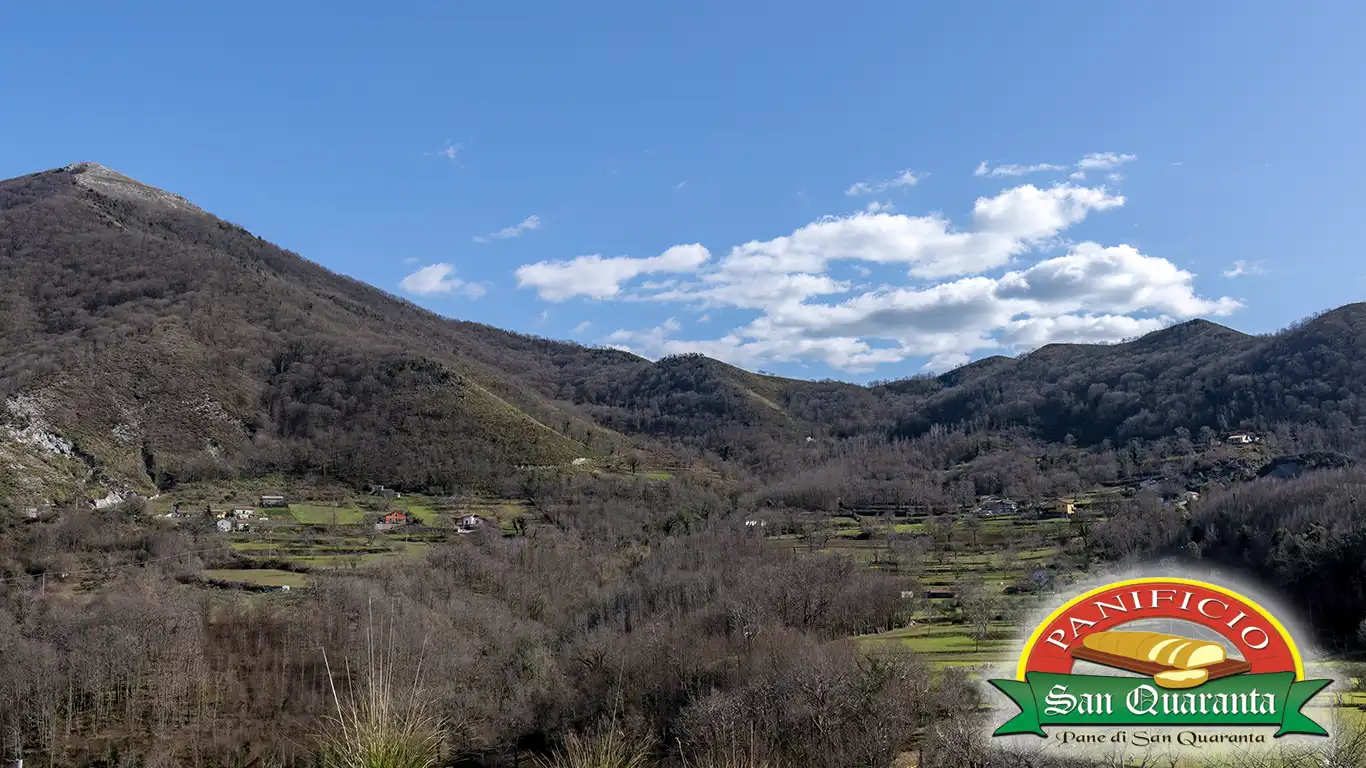 Vista panoramica della località San Quaranta a Tortora