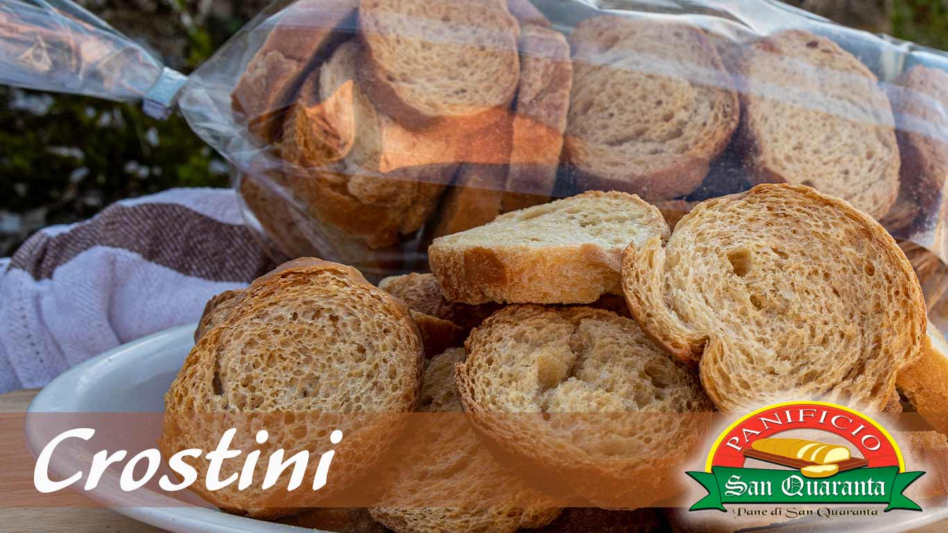 Crostini del Panificio San Quaranta di Tortora (Calabria)