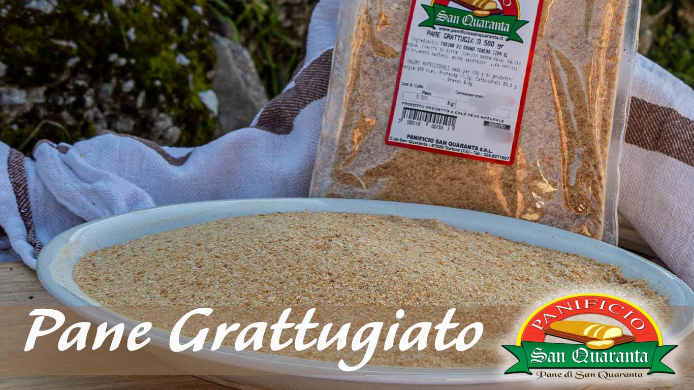 Pane Grattugiato  Panificio San Quaranta, Tortora (CS) - Puro pan grattato  del Pane di San Quaranta