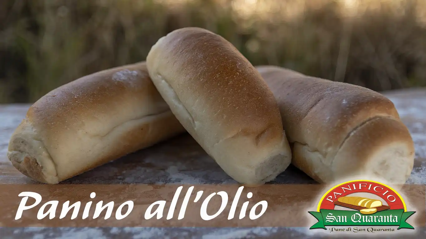 Panino all'Olio del Panificio San Quaranta di Tortora (Calabria)